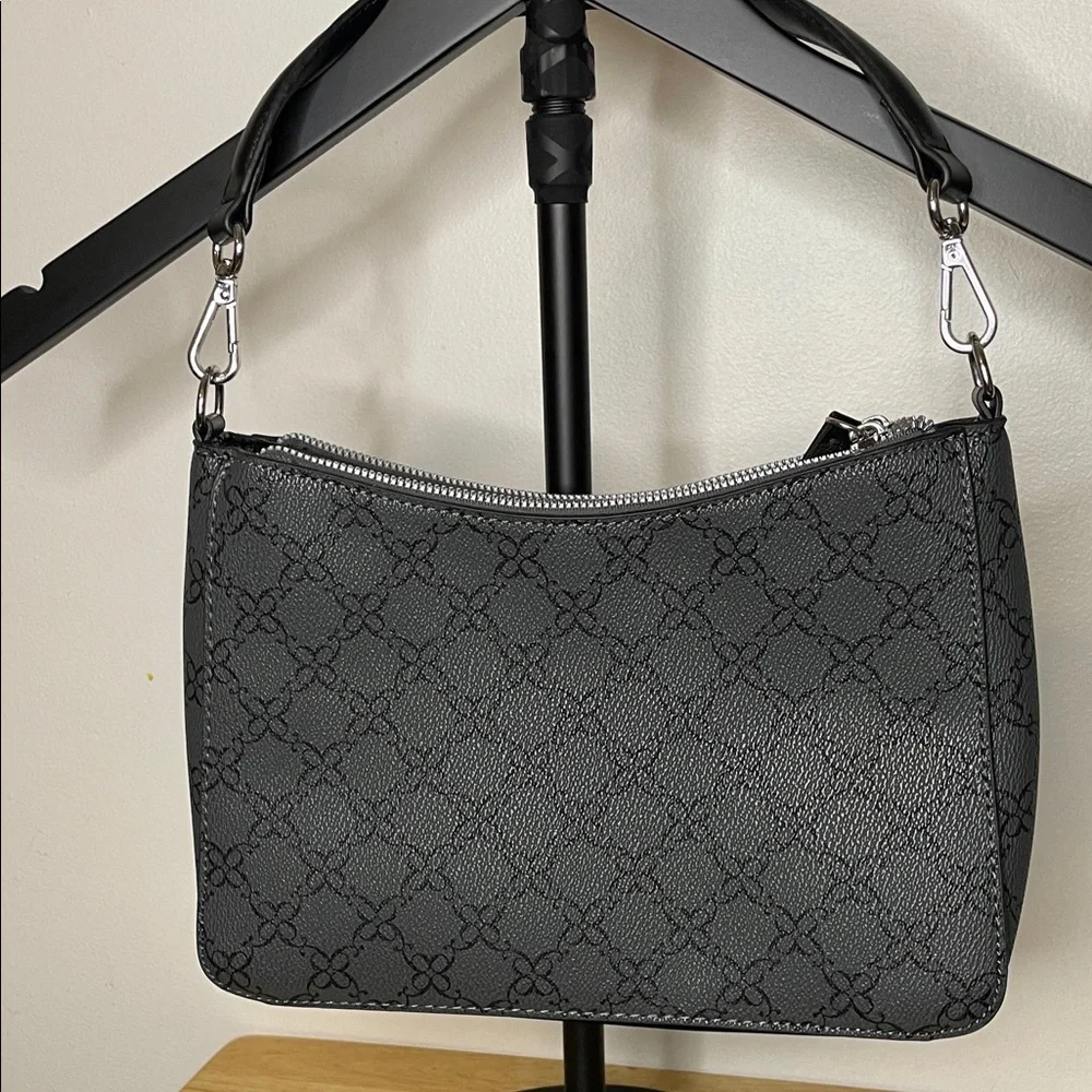 Nine West Black and Gray Shoulder Bag